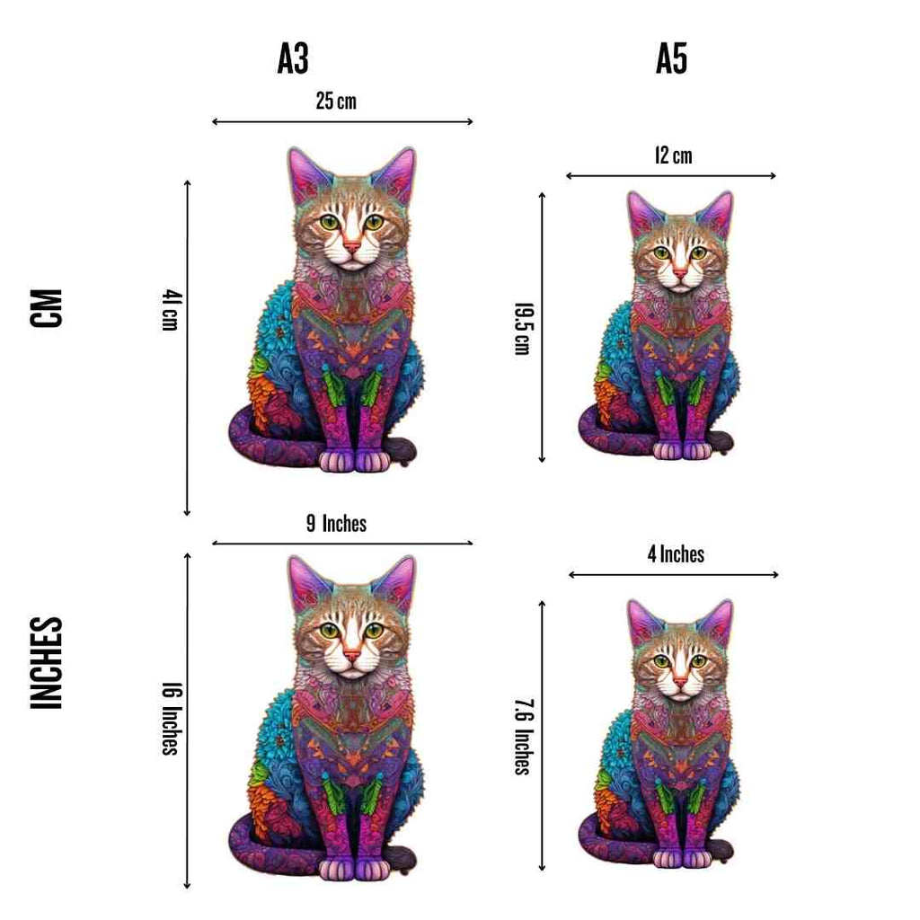 Cat - Wooden Jigsaw Puzzle - image 2