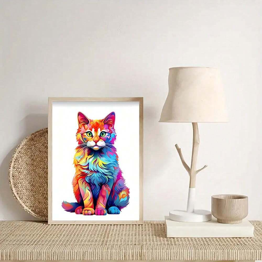 Cute Cat -  Wooden Jigsaw Puzzle - image 2