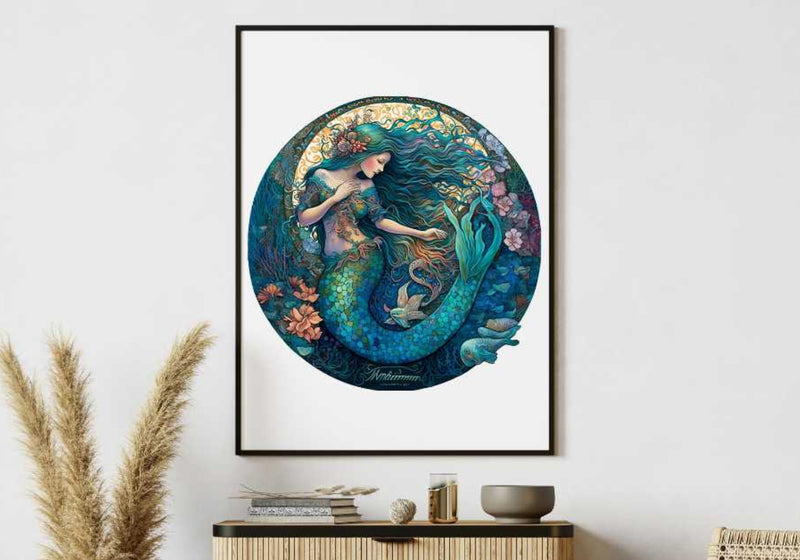 Mermaid - Wooden Jigsaw Puzzle - image 2
