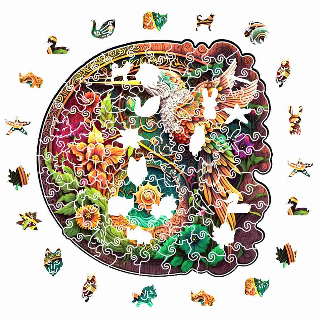Nectar Quest Hummingbird - Wooden Jigsaw Puzzle - image 2