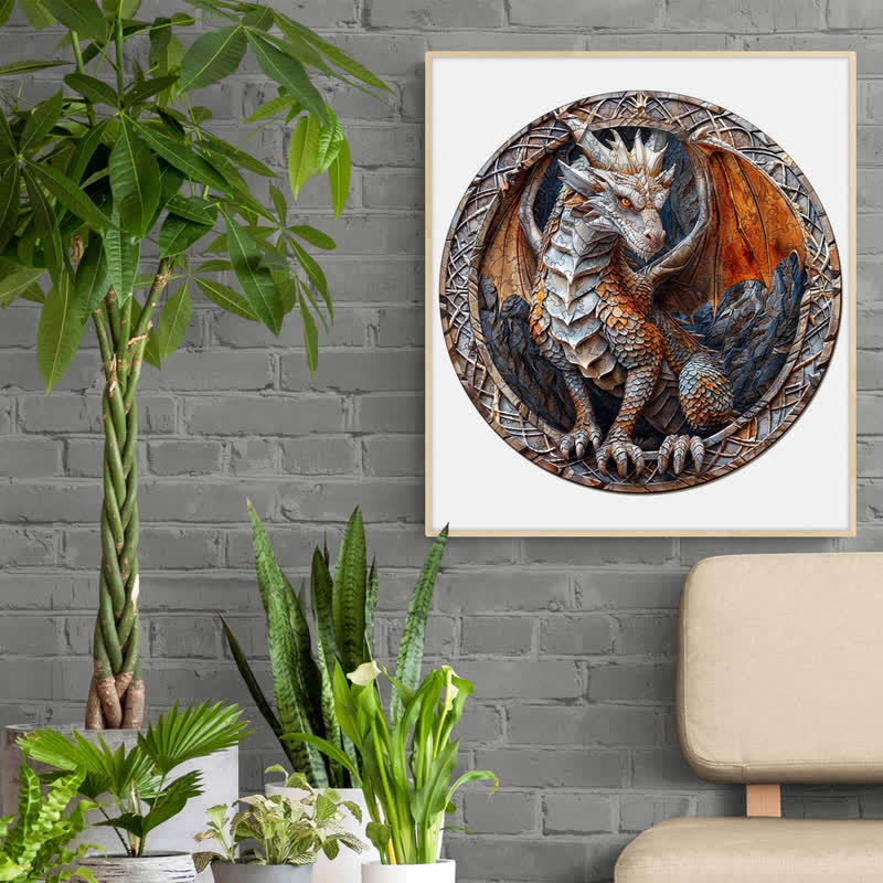 3D Cave Dragon - Wooden Jigsaw Puzzle - image 8