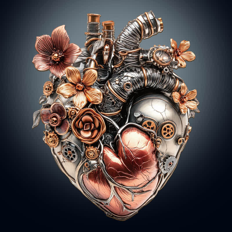3D Mechanical Heart - Wooden Jigsaw Puzzle - A3 - Wooden Gift Packaging - image 0