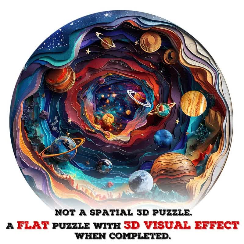 3D Universe - Wooden Jigsaw Puzzle - image 5