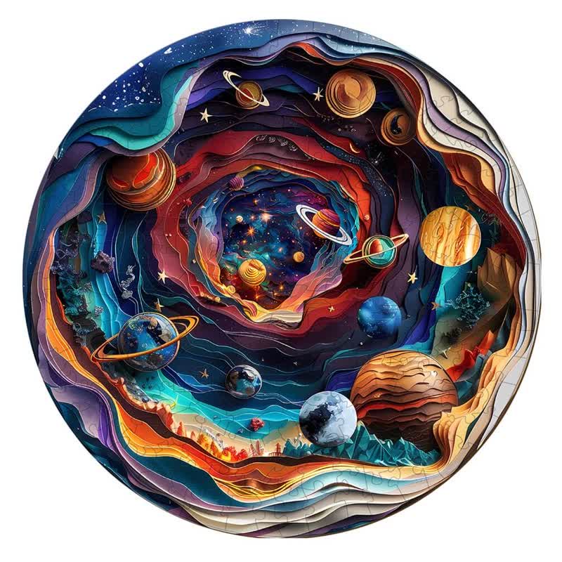 3D Universe - Wooden Jigsaw Puzzle - image 4