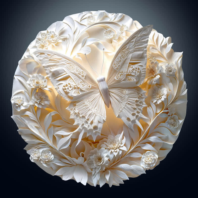 3D Paper Butterfly - Wooden Jigsaw Puzzle - A3 - Wooden Gift Packaging - image 0