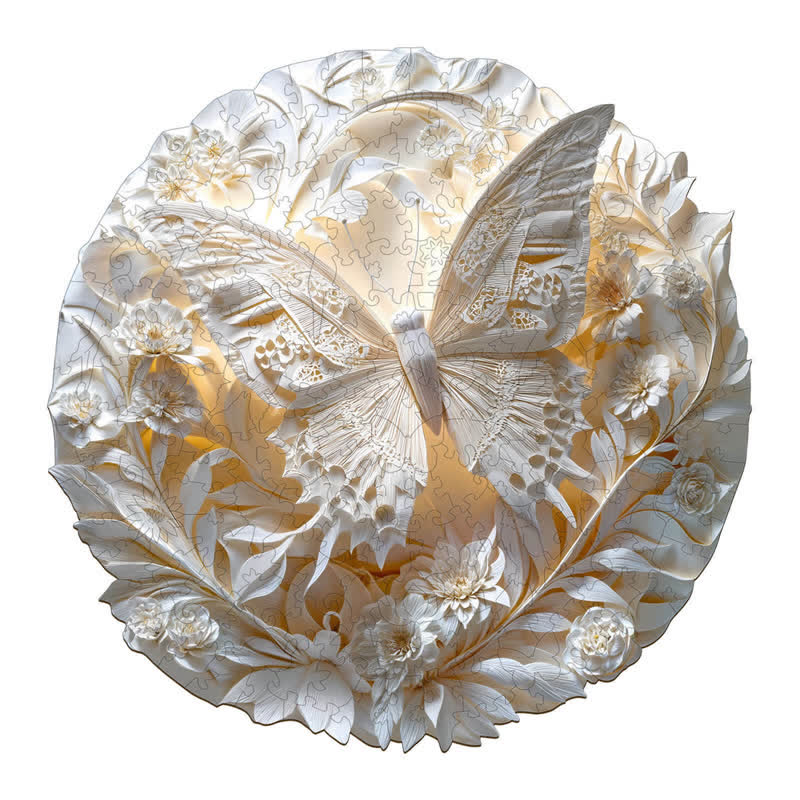 3D Paper Butterfly - Wooden Jigsaw Puzzle - image 4