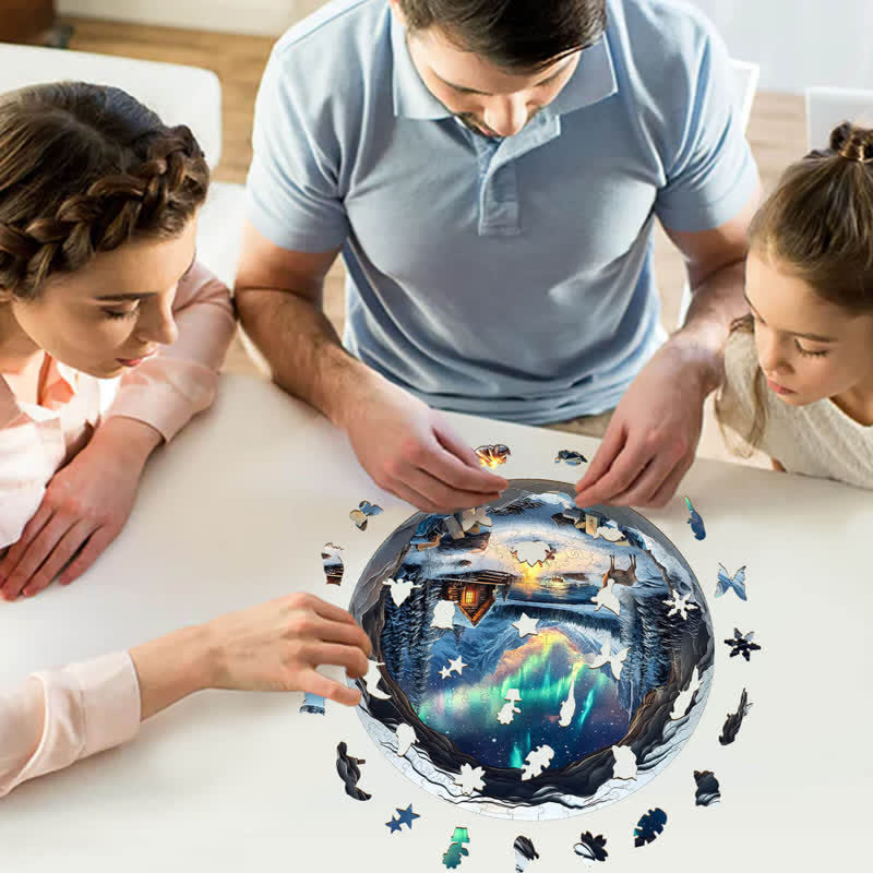 3D Aurora World - Wooden Jigsaw Puzzle - image 4