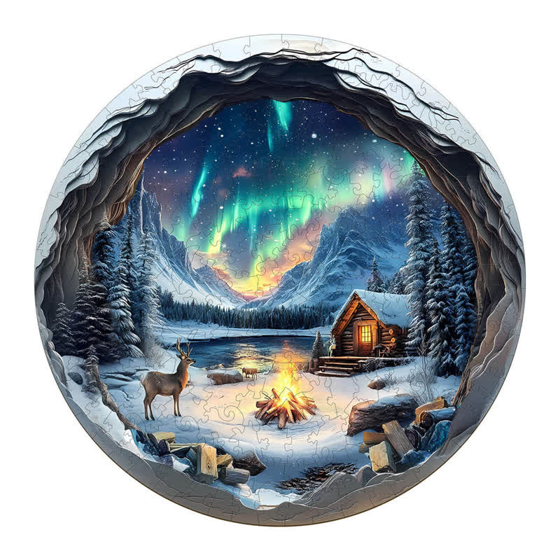 3D Aurora World - Wooden Jigsaw Puzzle - image 2