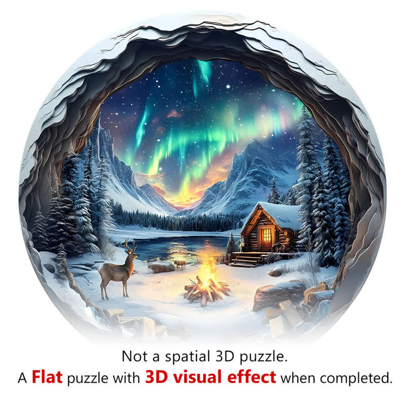 3D Aurora World - Wooden Jigsaw Puzzle - image 3