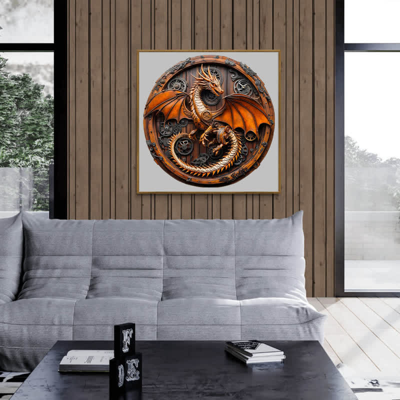 3D Mechanical Dragon-1 - Wooden Jigsaw Puzzle - image 6