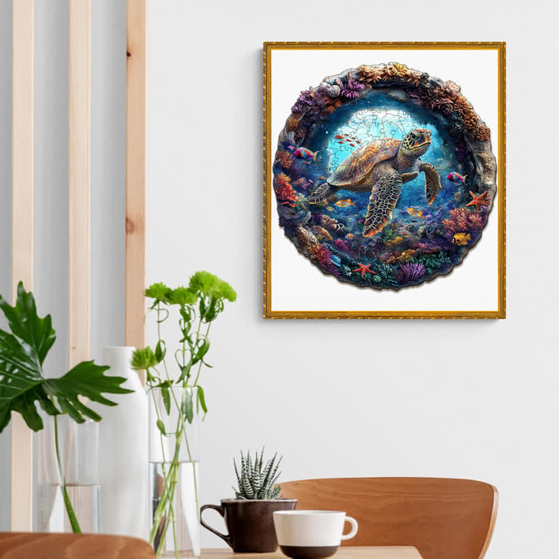 3D Turtle - Wooden Jigsaw Puzzle - image 6