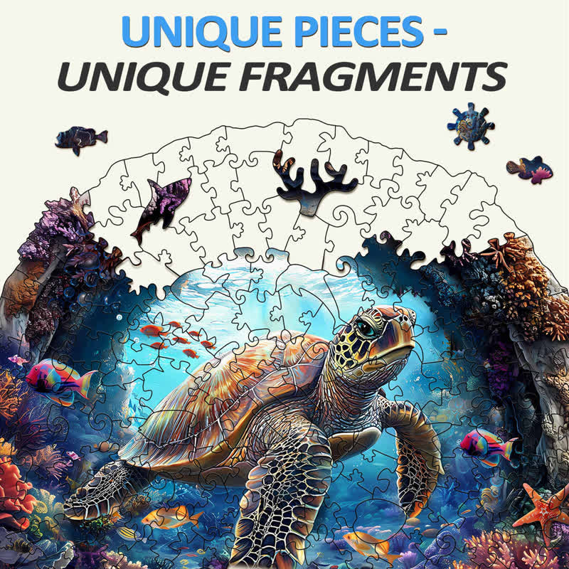 3D Turtle - Wooden Jigsaw Puzzle - image 2
