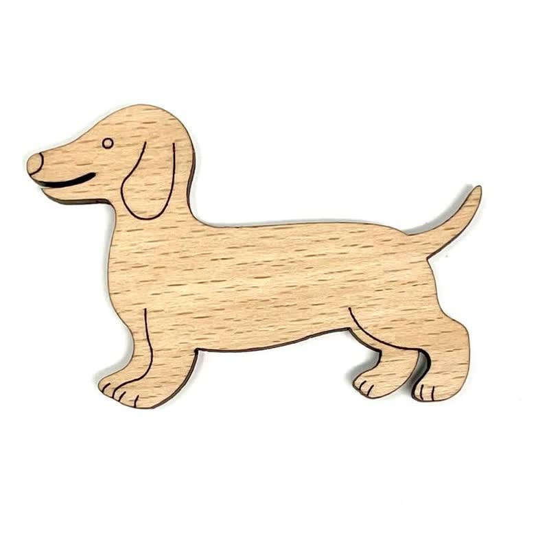 Premium Dachshund bobbins for cross stitch and embroidery - image 1