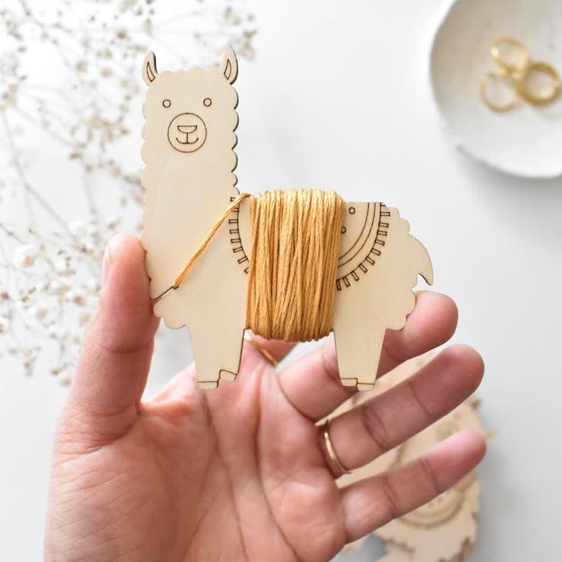 Wooden Floss Holder - Thread Organizing Spools - image 0