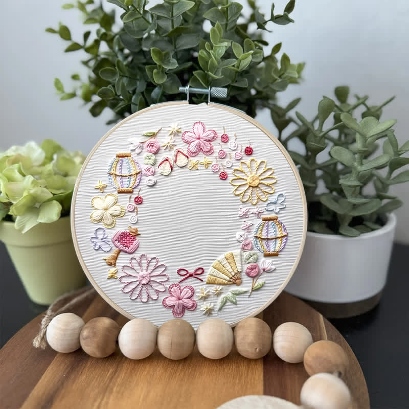 Rubbyoo Embroidery Kit - Pink Fantasy Flower World | Beginner Friendly Embroidery - image 4