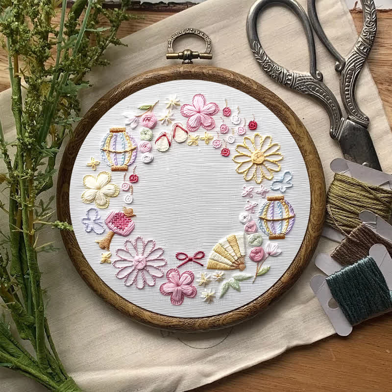 Rubbyoo Embroidery Kit - Pink Fantasy Flower World | Beginner Friendly Embroidery - image 7