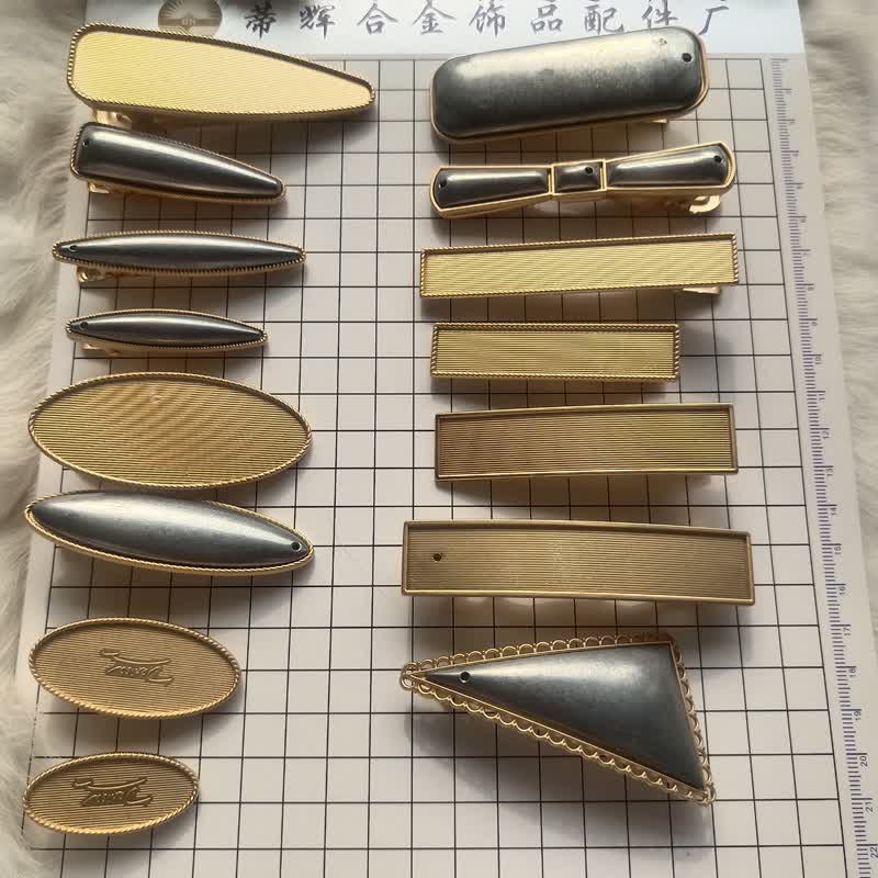 Hand Embroidery Hair Clip Making Base with Cover | Needlework Jewelry Base - image 8