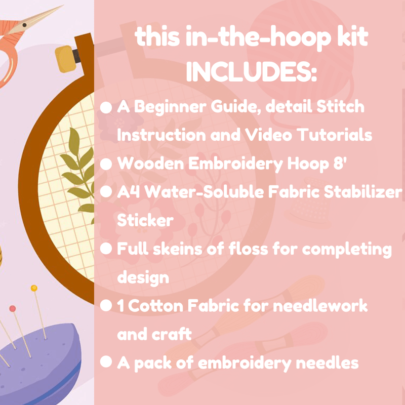 Rubbyoo Embroidery Kit - Elegant Cardinal DIY Hoop Art for Beginners - image 10