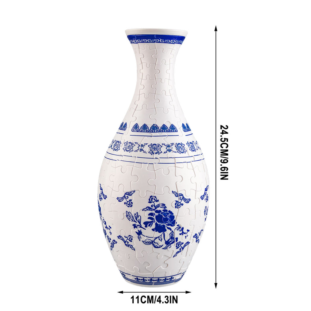 Rubbyoo 3D Jigsaw Puzzle Vase | Blue And White - image 5