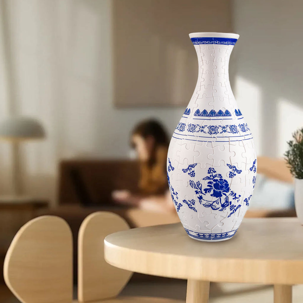Rubbyoo 3D Jigsaw Puzzle Vase | Blue And White - image 6
