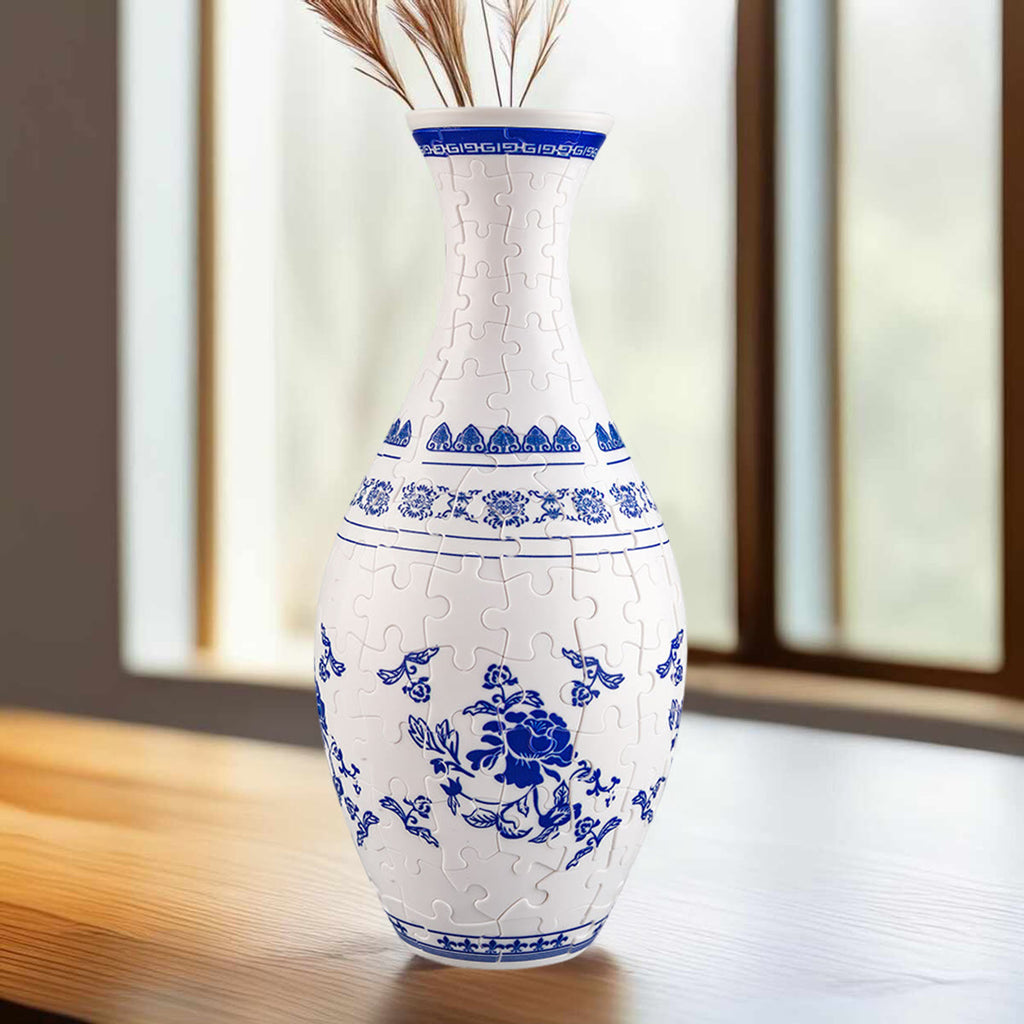 Rubbyoo 3D Jigsaw Puzzle Vase | Blue And White - image 7