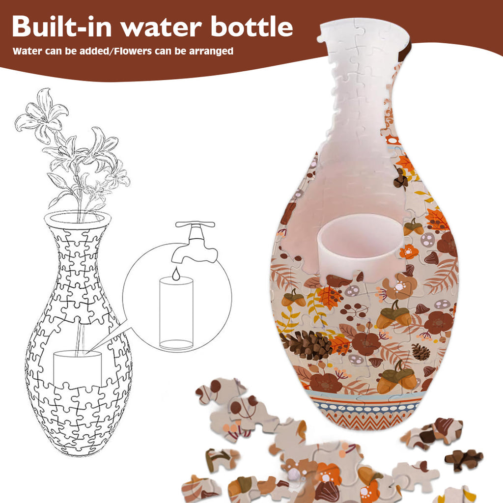 Rubbyoo 3D Jigsaw Puzzle Vase | Autumn Abundance - image 2