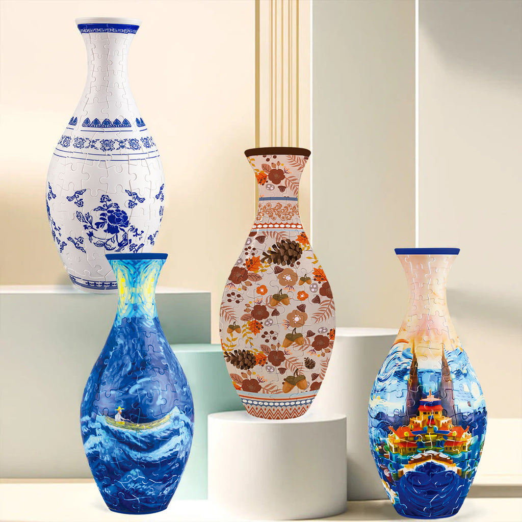 Rubbyoo 3D Jigsaw Puzzle Vase | Autumn Abundance - image 8
