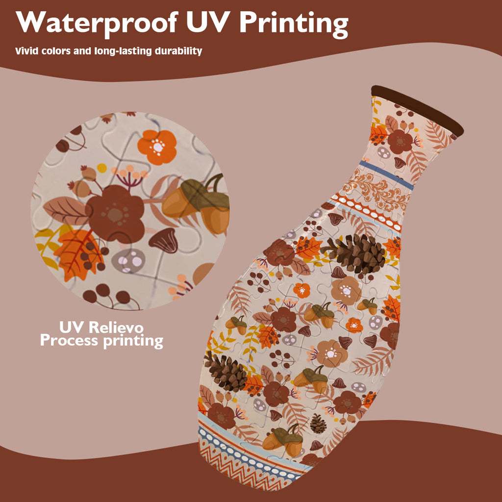 Rubbyoo 3D Jigsaw Puzzle Vase | Autumn Abundance - image 3