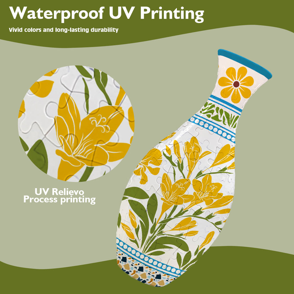 Rubbyoo 3D Jigsaw Puzzle Vase | Summer Blossom - image 3