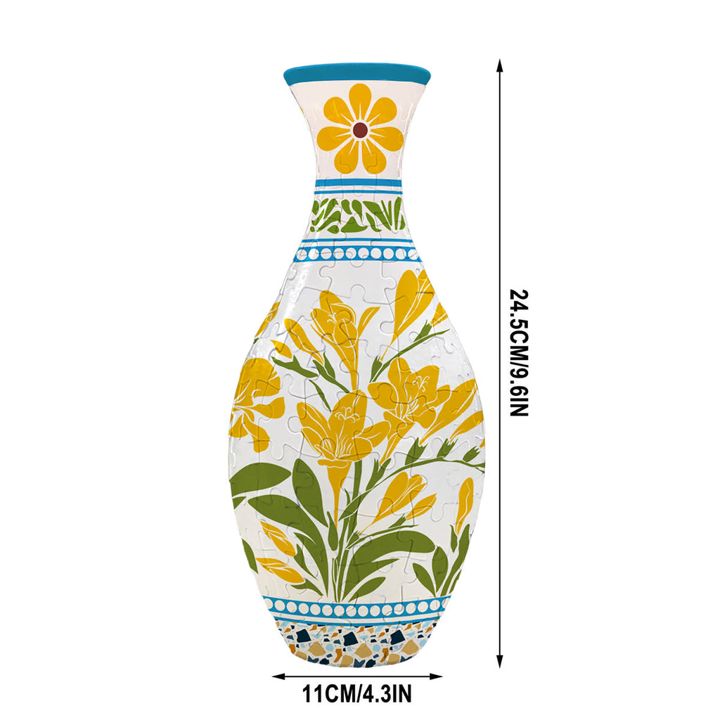 Rubbyoo 3D Jigsaw Puzzle Vase | Summer Blossom - image 5