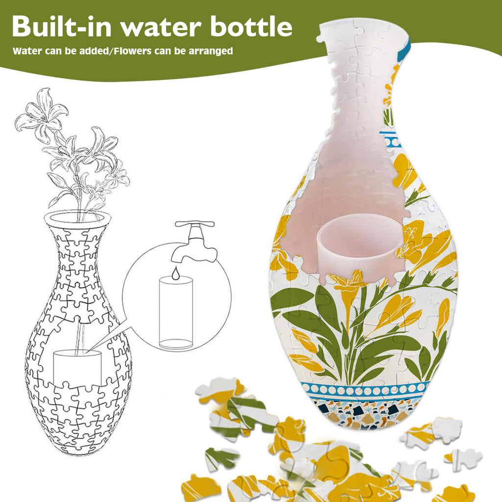 Rubbyoo 3D Jigsaw Puzzle Vase | Summer Blossom - image 2