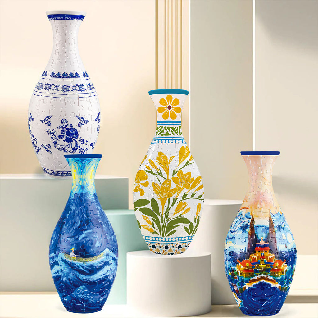 Rubbyoo 3D Jigsaw Puzzle Vase | Summer Blossom - image 8