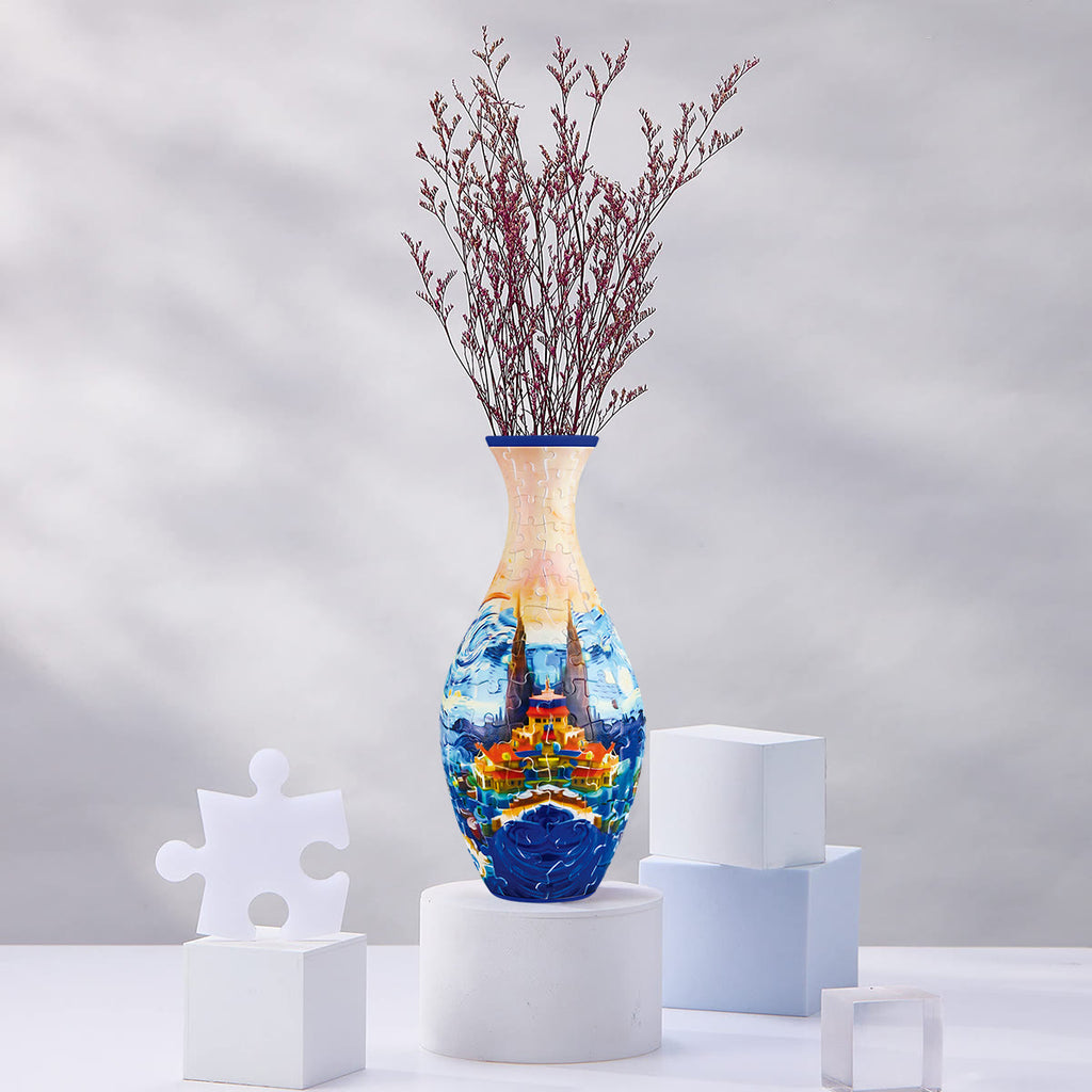 Rubbyoo 3D Jigsaw Puzzle Vase | Castle - image 1