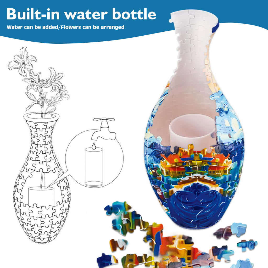 Rubbyoo 3D Jigsaw Puzzle Vase | Castle - image 3