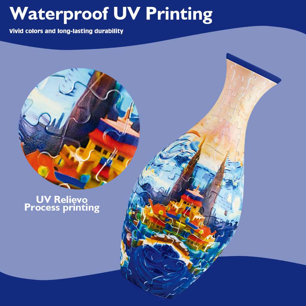 Rubbyoo 3D Jigsaw Puzzle Vase | Castle - image 2