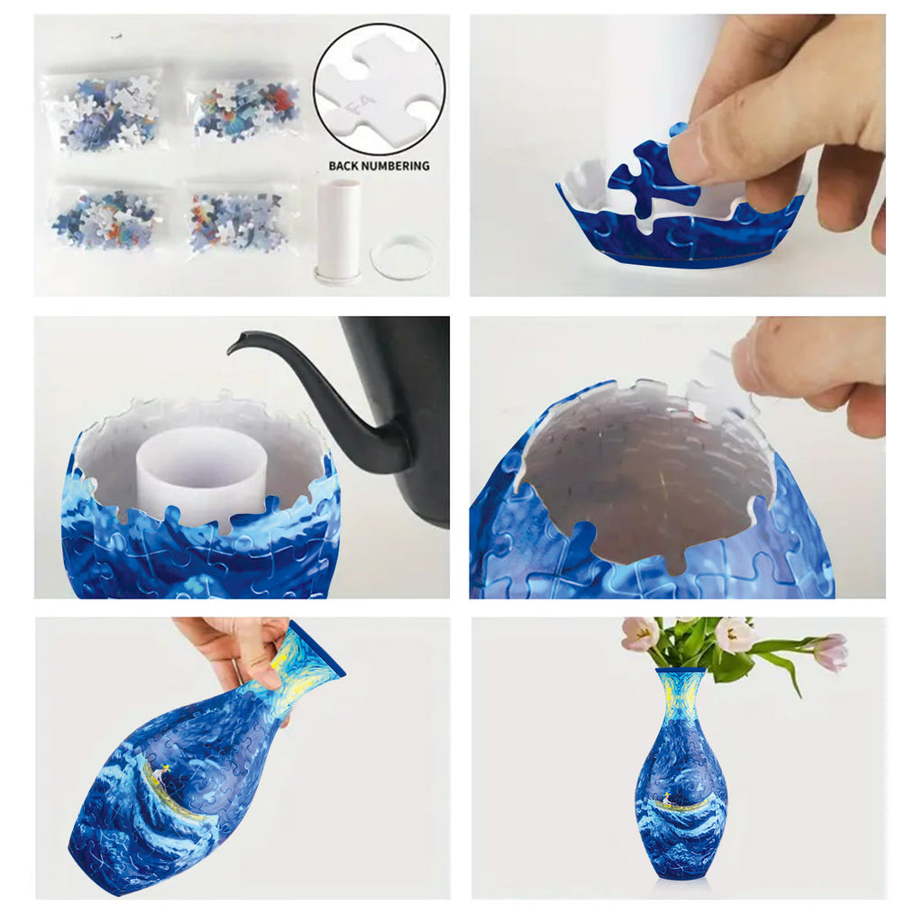 Rubbyoo 3D Jigsaw Puzzle Vase | Boat - image 4