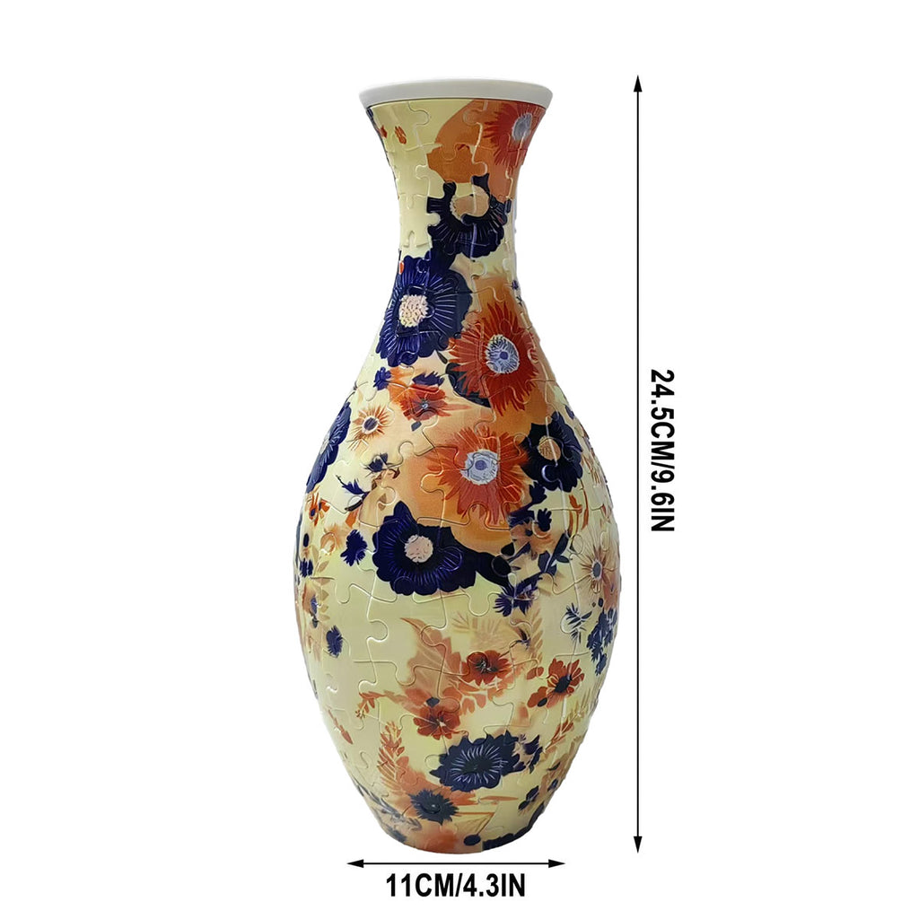 Rubbyoo 3D Jigsaw Puzzle Vase | Amber Bloom - image 5
