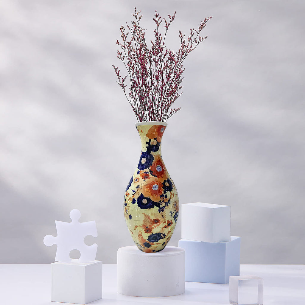 Rubbyoo 3D Jigsaw Puzzle Vase | Amber Bloom - image 1