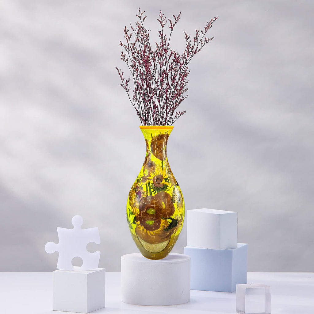 Rubbyoo 3d Jigsaw Puzzle Vase | Sunflower - image 1