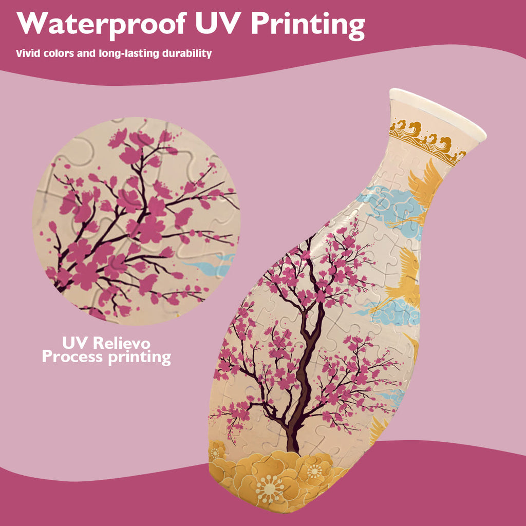 Rubbyoo 3d Jigsaw Puzzle Vase | Sakura Soar - image 3