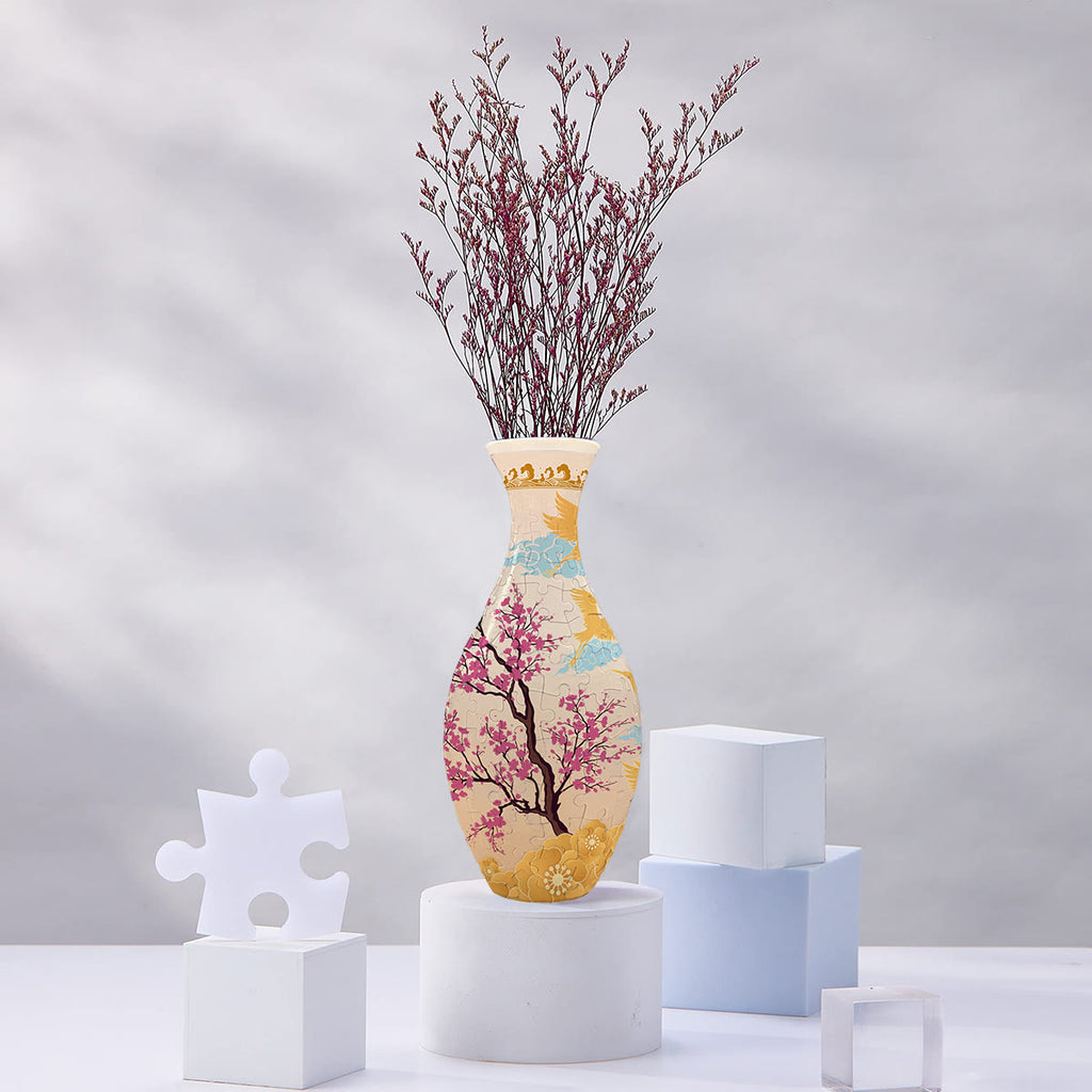Rubbyoo 3d Jigsaw Puzzle Vase | Sakura Soar - image 1