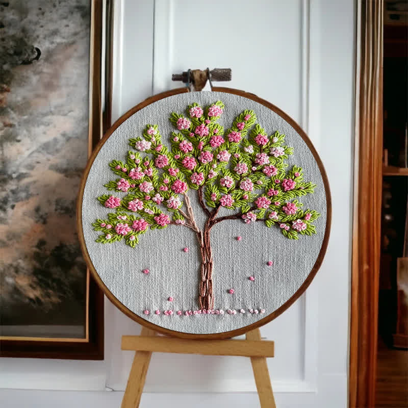 Rubbyoo Embroidery Kit - Pink Blossom  - image 2