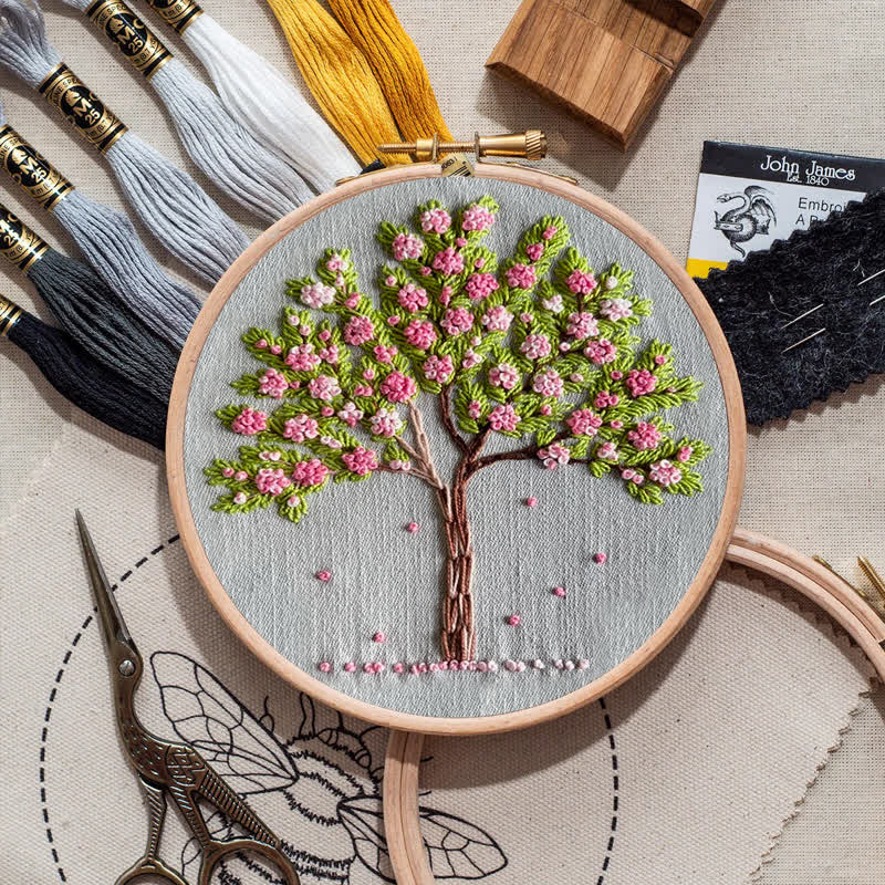 Rubbyoo Embroidery Kit - Pink Blossom  - image 9