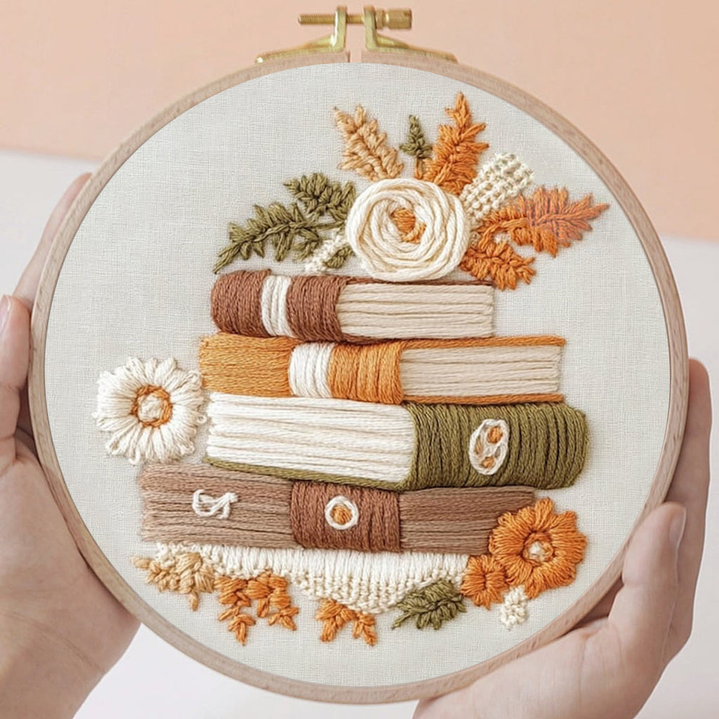 Rubbyoo Embroidery Kit - Autumn Pages | Hand Stitch Cozy Crafts - image 3