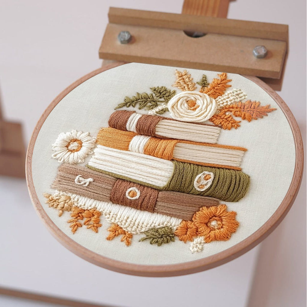 Rubbyoo Embroidery Kit - Autumn Pages | Hand Stitch Cozy Crafts - image 2