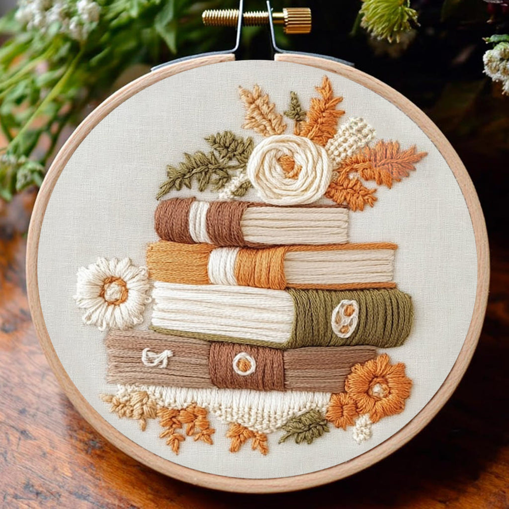 Rubbyoo Embroidery Kit - Autumn Pages | Hand Stitch Cozy Crafts - image 5