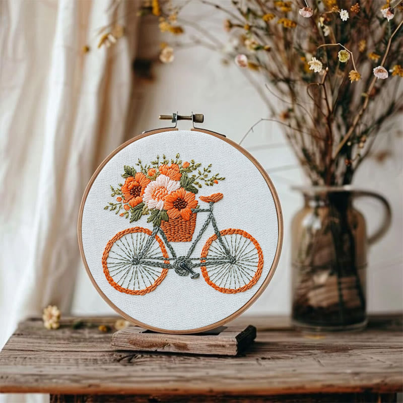 Rubbyoo Embroidery Kit -Pedals and Petals | For Craft Lover  Cozy Crafts - image 1