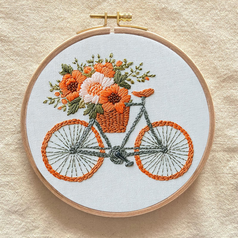 Rubbyoo Embroidery Kit -Pedals and Petals | For Craft Lover  Cozy Crafts - image 8