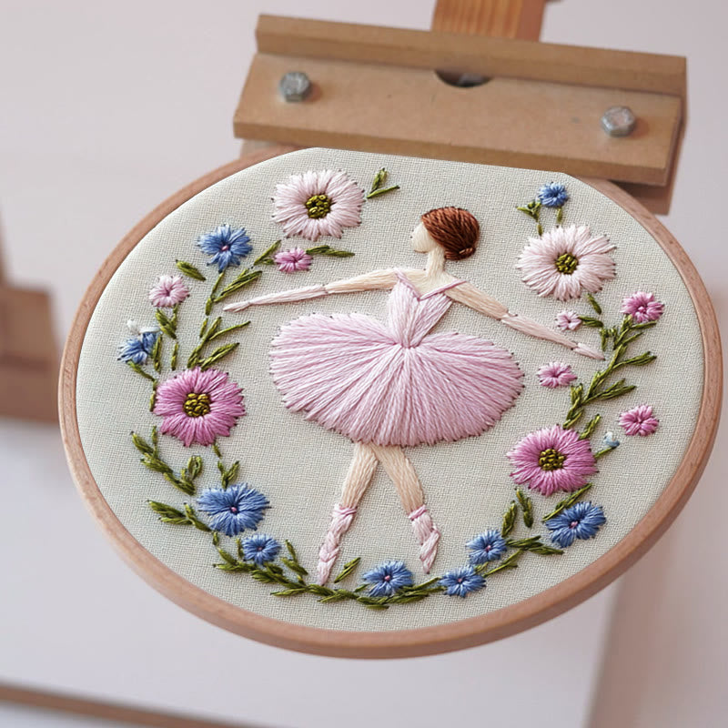 Rubbyoo Embroidery Kit - Ballet Blooms | Diy Kit For Women  Starter kit - image 4