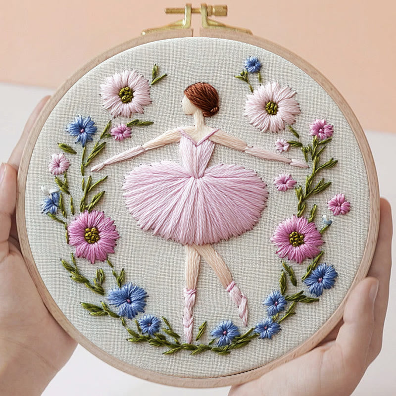 Rubbyoo Embroidery Kit - Ballet Blooms | Diy Kit For Women  Starter kit - image 3